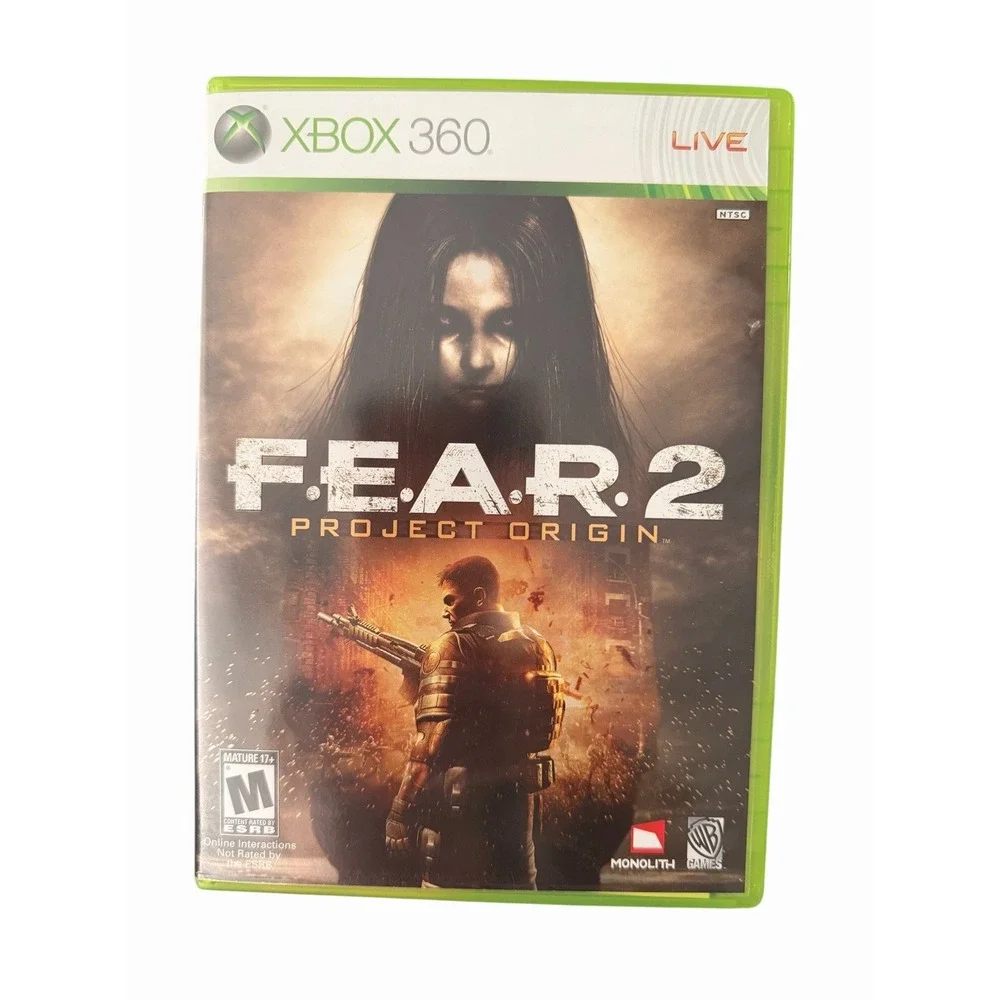 F.E.A.R. 2: Project Origin Horror Microsoft Xbox 360 With Manual